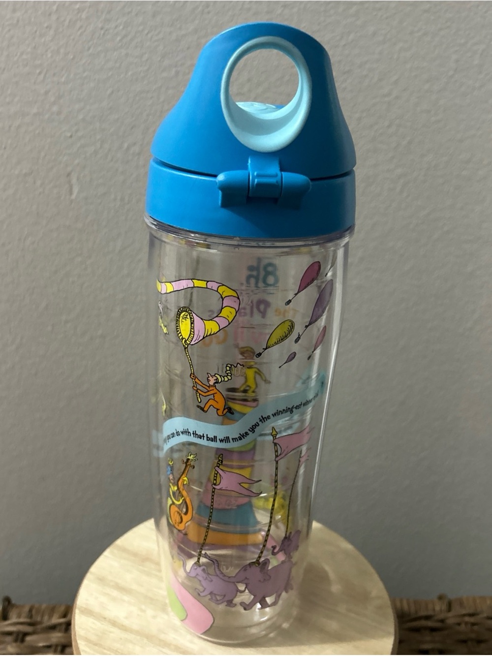 Tervis 24 Oz Dr Suess Oh The Places You’ll Go Pop Lid Water Bottle Graduation - Picture 4 of 5